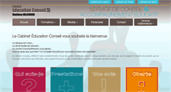 Desktop Screenshot of educationconseil.com