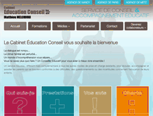 Tablet Screenshot of educationconseil.com
